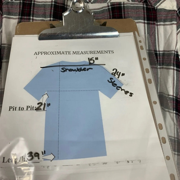 Maurices Duster Relaxed Fit button  front Academia Plaid Women’s Medium fall - Picture 5 of 13